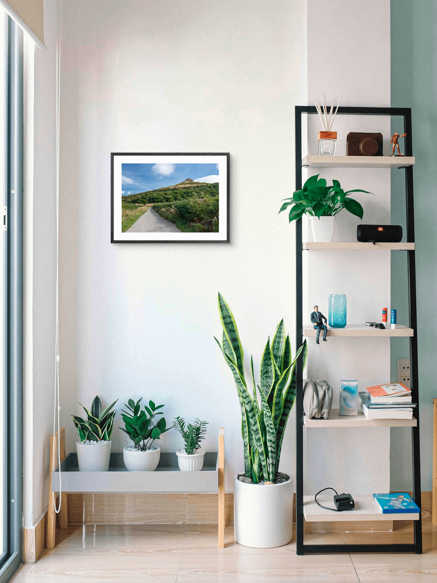 Roseberry Topping - North Yorkshire wall art displayed in a styled room setting.