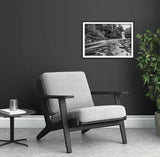 High Force Waterfall - Black and White - County Durham