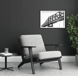 Queen Elizabeth II Metro Bridge - Newcastle Gateshead - Black and White