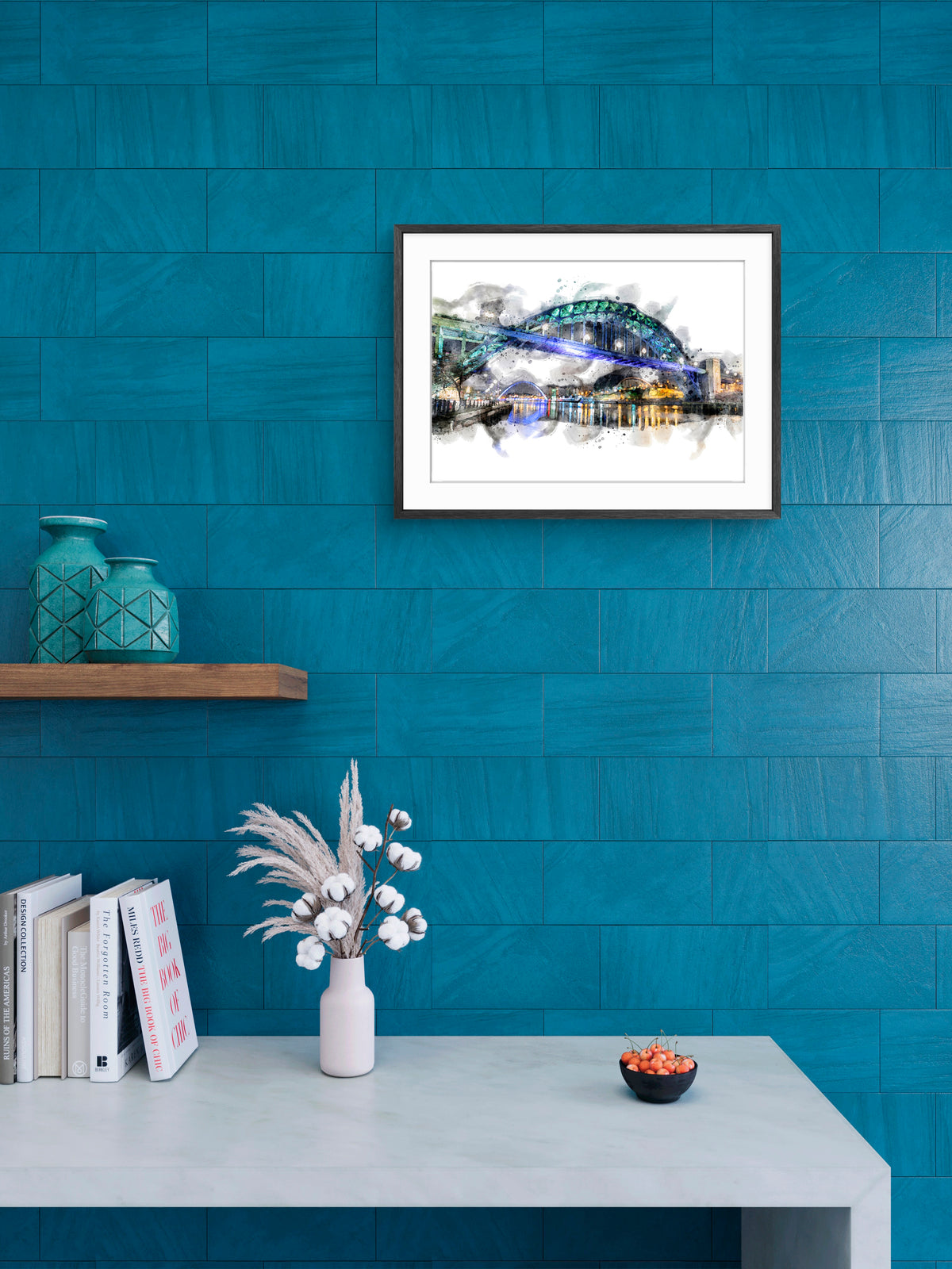 Tyne Bridge - Digital Watercolour - Newcastle - Gateshead