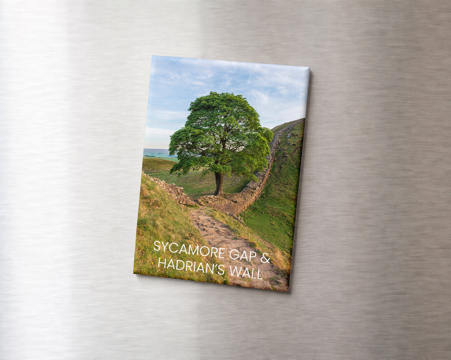 Sycamore Gap & Hadrian’s Wall Magnet 9 x 6.5 cm rectangular photography magnet