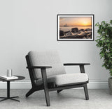 St Mary's Lighthouse and Rocks - Sunrise - Whitley Bay