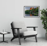 Durham Cathedral - The Old Fulling Mill and Weir at Dusk - Durham