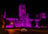 Durham Cathedral - Purple in Memory of the late Queen Elizabeth II - Durham