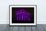 Penshaw Monument - Purple in Tribute to HM Queen Elizabeth ll - Sunderland