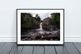 High Force waterfall on the River Tees, near Middleton-in-Teesdale, County Durham. The River plunges 70 feet over a precipice in two stages. - North East Captures