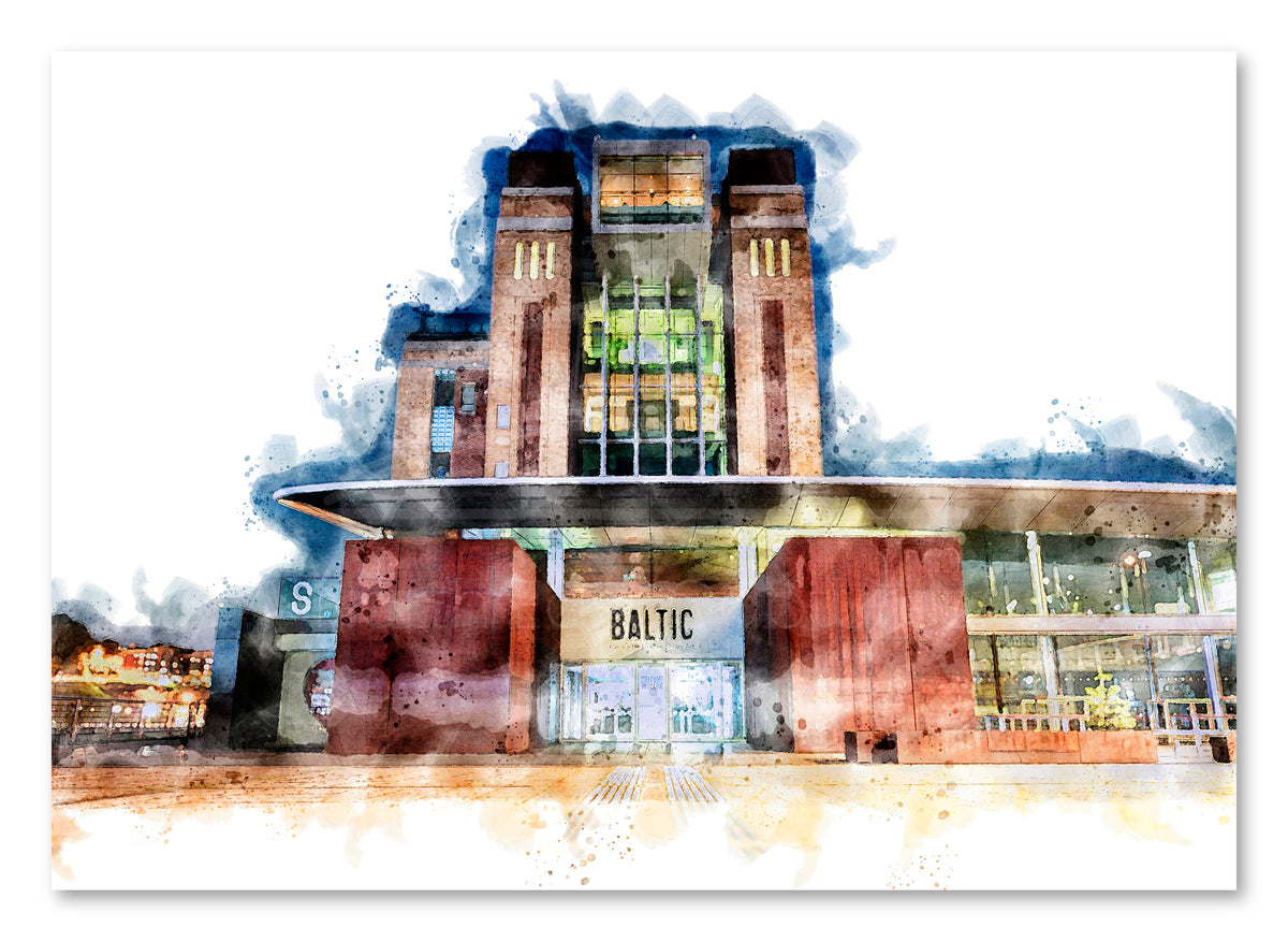 Baltic Arts Centre - Digital Watercolour - Gateshead