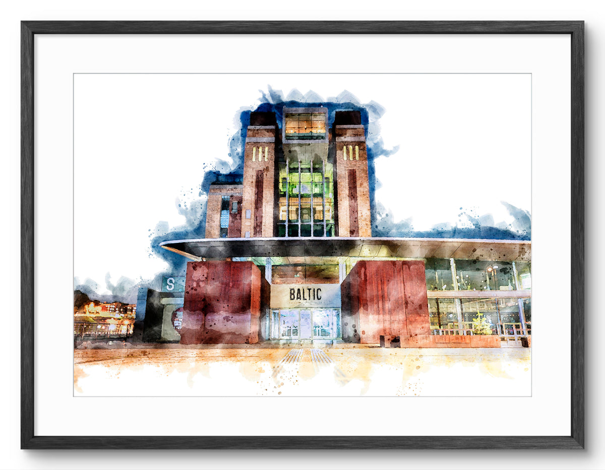 Baltic Arts Centre - Digital Watercolour - Gateshead