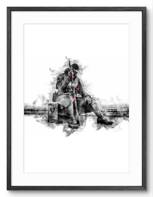 Tommy - Seaham - 1101 - Digital Watercolour - County Durham