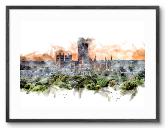 Durham Cathedral - Digital Watercolour - Durham
