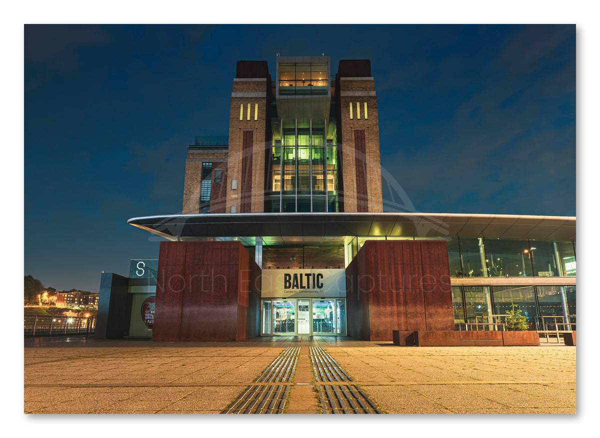 Canvas print of the Baltic Centre for Contemporary Art on Gateshead Quayside.