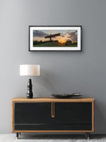 Angel of the North Sunset Panoramic Print | North East Photography