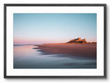 Bamburgh Castle - Castle and Beach Last Light, Northumberland
