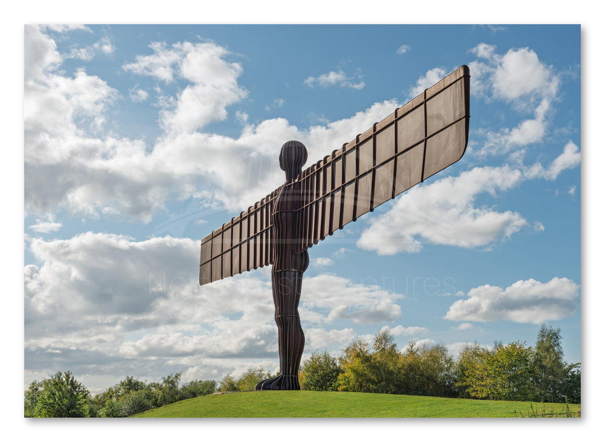 The Angel of The North - Antony Gormley - Gateshead - Tyne and Wear shown as a canvas print.