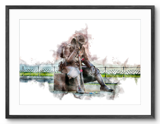 Tommy - Seaham - Digital Watercolour - County Durham