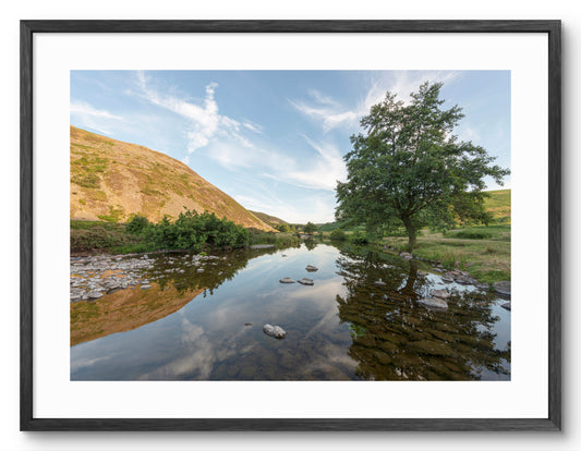 River Breamish - Ingram Valley - Northumberland shown as a framed photographic print.