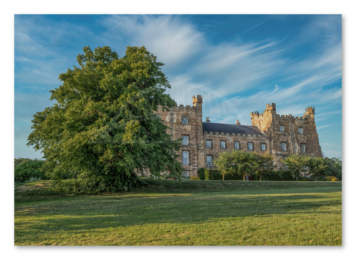 Lumley Castle - Chester-le-Street - County Durham shown as a canvas print.