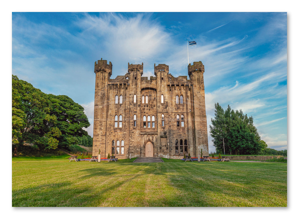 Hylton Castle - North Hylton - Sunderland shown as a canvas print.