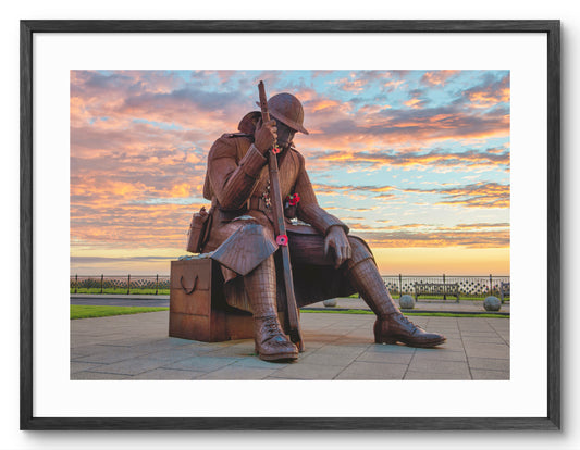 Tommy Sunrise - 1101 - World War One Soldier - Seaham - County Durham shown as a framed photographic print.
