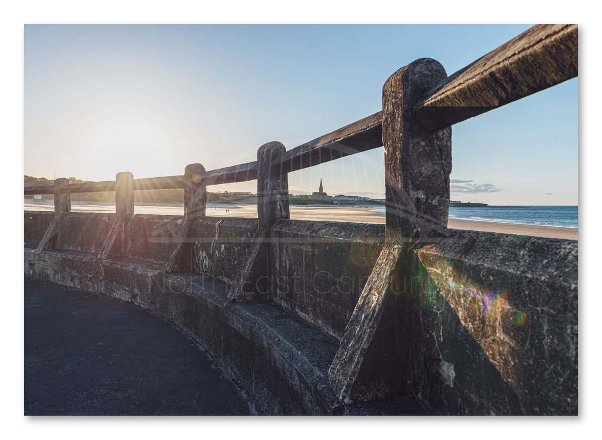 Tynemouth Outdoor Swimming Pool - Longsands Beach - Tynemouth shown as a canvas print.