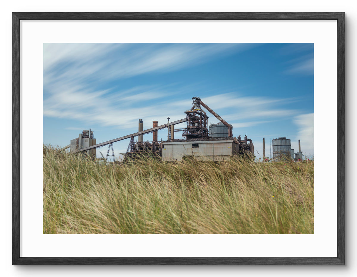 Teesside Steelworks - Redcar - Middlesbrough - Cleveland shown as a framed photographic print.