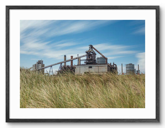 Teesside Steelworks - Redcar - Middlesbrough - Cleveland shown as a framed photographic print.