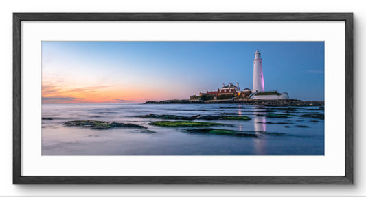 St Mary's Lighthouse - Panoramic - Landscape Photography