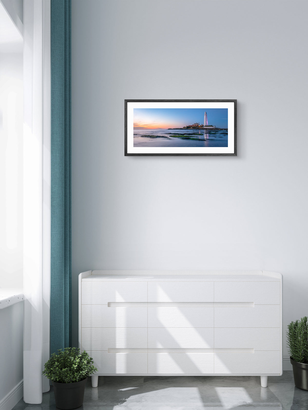 St Mary's Lighthouse - Panoramic - Landscape Photography