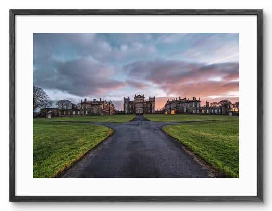 Seaton Delaval Hall - Seaton Delaval - Northumberland shown as a framed photographic print.