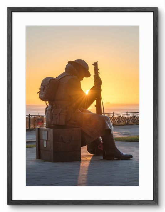 Tommy - Eleven O One - Seaham - WW1 shown as a framed photographic print.