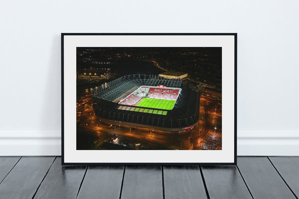 The Stadium of Light Print, Sunderland SAFC, Home to Sunderland AFC
