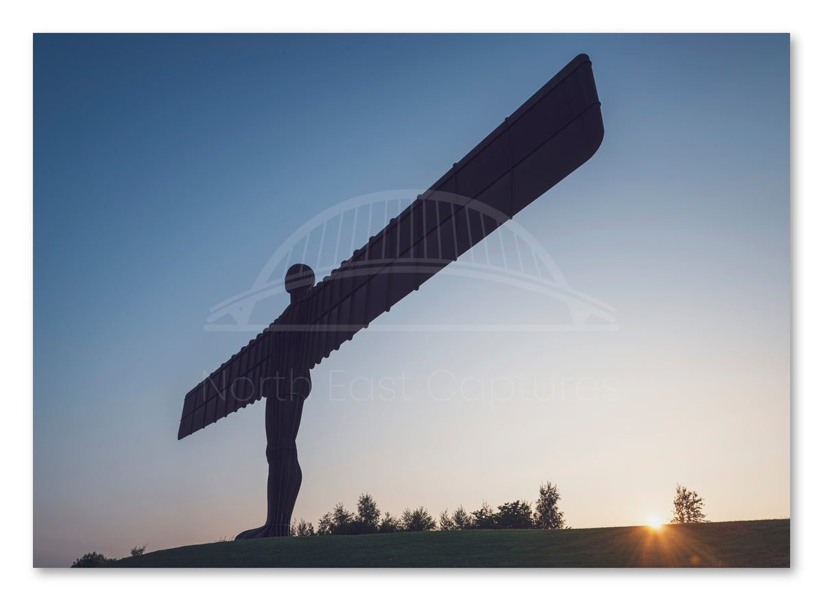 The Angel of The North - Gateshead - Tyne and Wear shown as a canvas print.