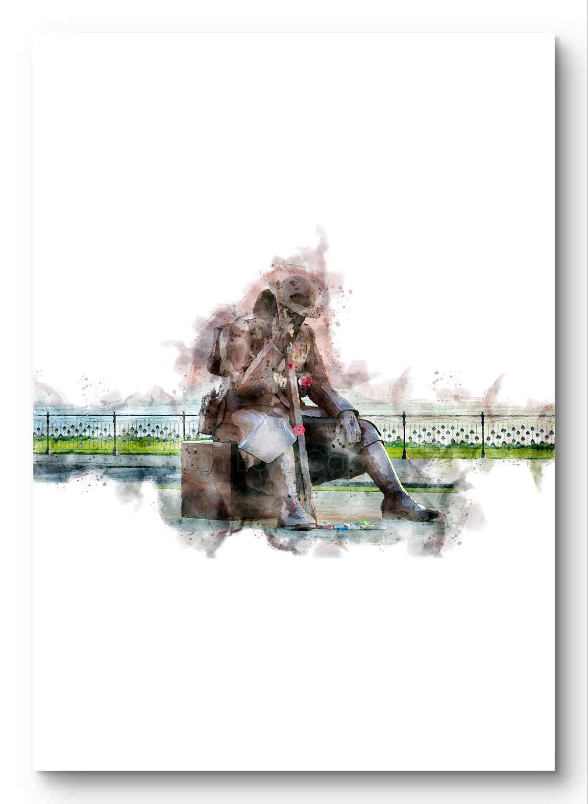Tommy - 1101 - Digital Watercolour - Seaham - County Durham