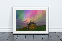 The Bathing House Northern Lights Print