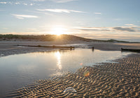 Druridge Bay Sunset - Northumberland - Sand Dunes