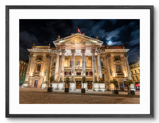 Theatre Royal - Newcastle Upon Tyne - Grey's Street shown as a framed photographic print.