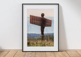 The Angel of the North Print - Gateshead - Winter