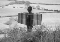 The Angel of the North Print - Black and White - Gateshead