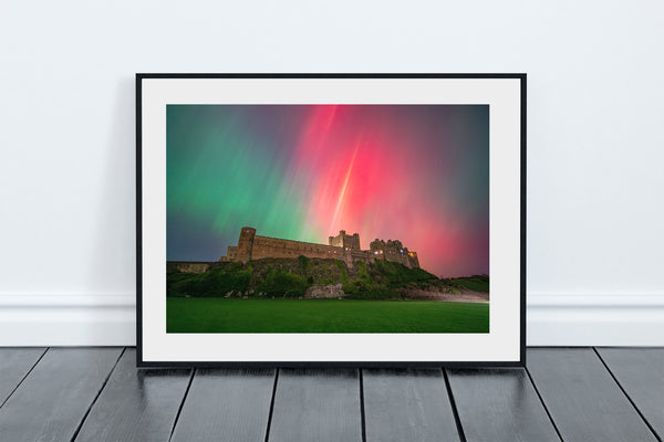Bamburgh Castle Aurora