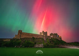 Bamburgh Castle Aurora