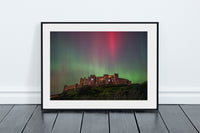 Bamburgh Castle Northumberland - Northern Lights
