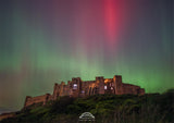 Bamburgh Castle Northumberland - Northern Lights