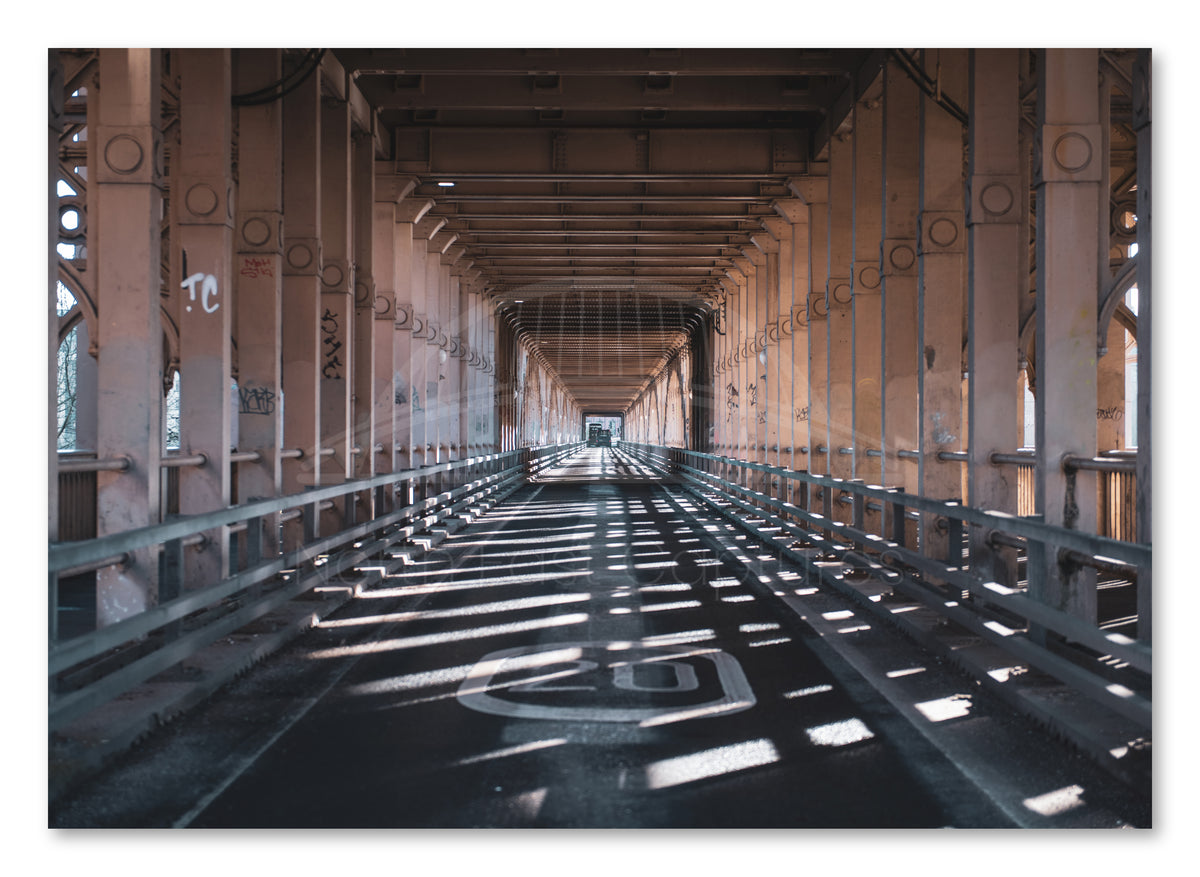 High Level Bridge Road - Newcastle Gateshead - North East Captures shown as a canvas print.