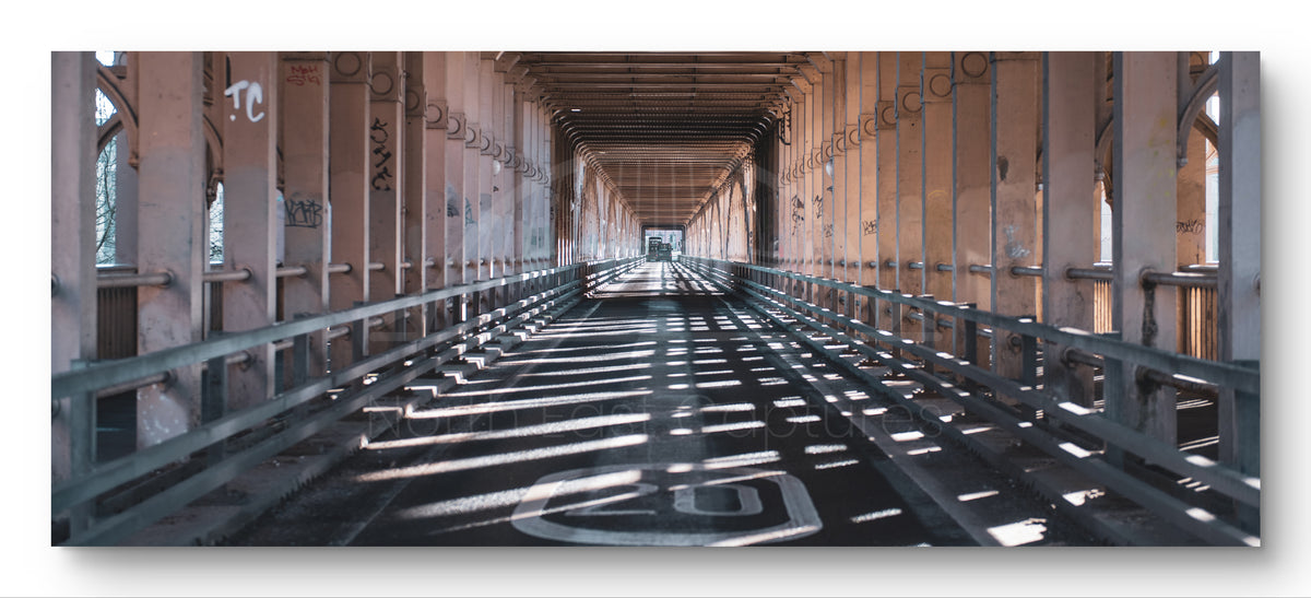 Under the High Level Bridge panoramic print — photograph preview