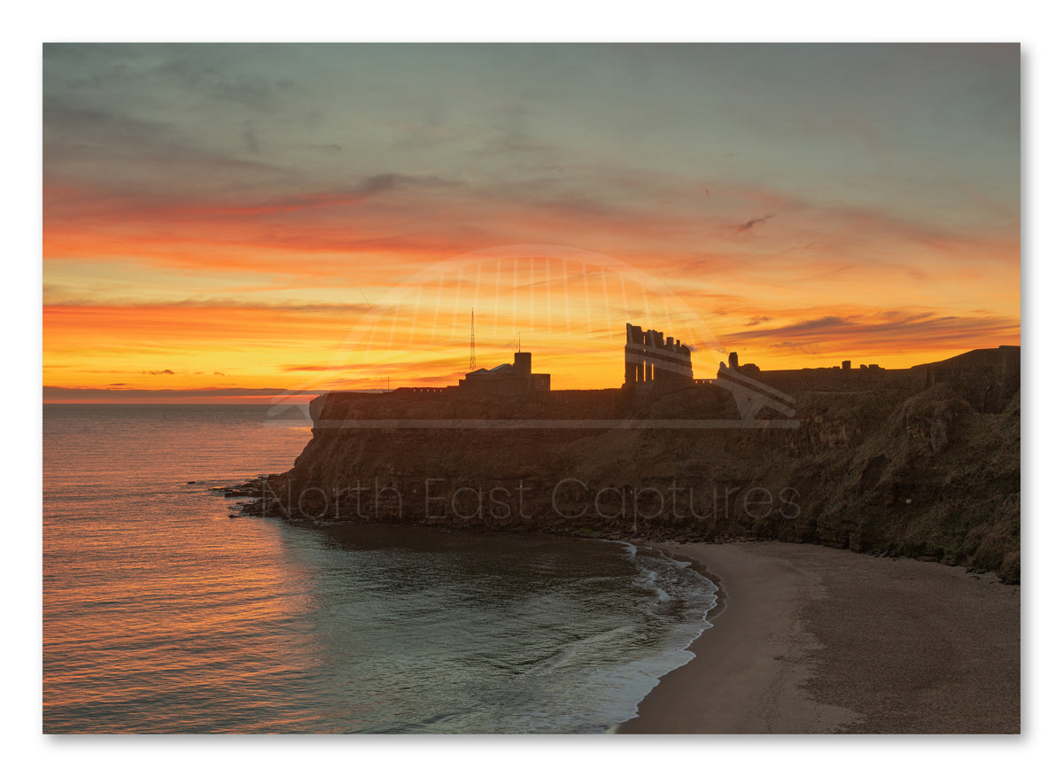 King Edwards Bay - Tynemouth - North East Captures shown as a canvas print.