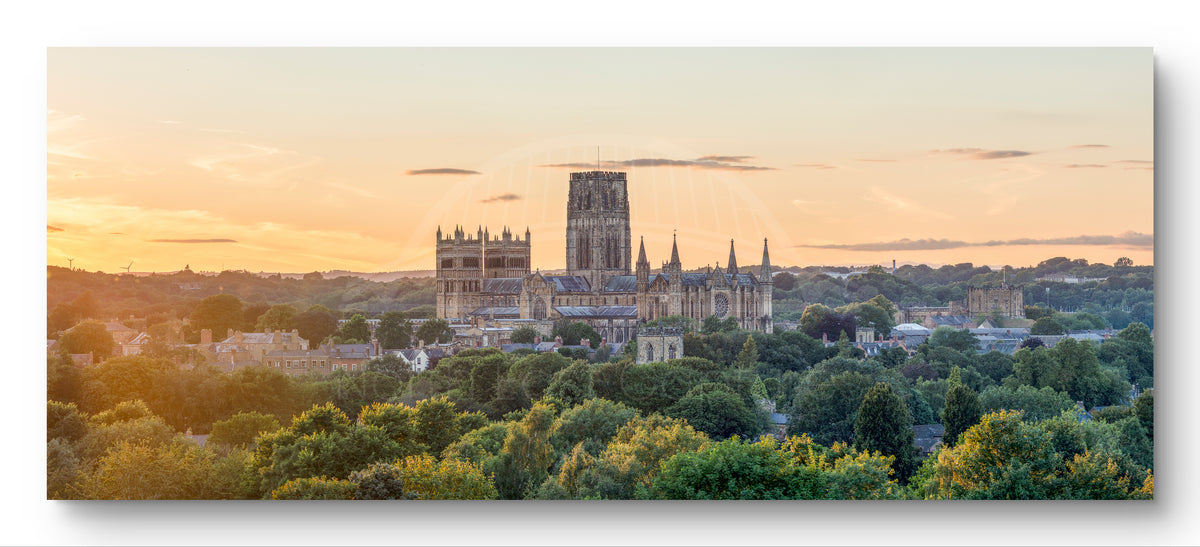 Durham Cathedral Sunset Panoramic Print | Wall Art