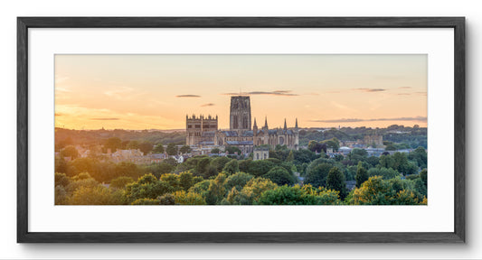 Durham Cathedral Sunset Panoramic Print | Wall Art