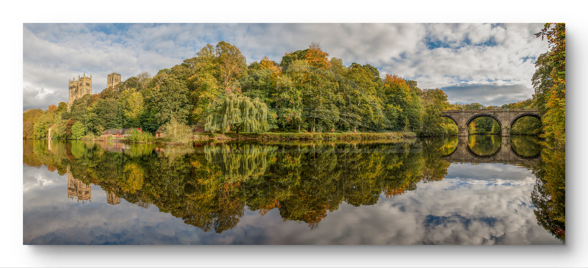 Durham Cathedral & Prebends Bridge in Autumn | Durham Landscape Print