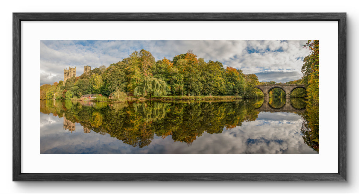 Durham Cathedral & Prebends Bridge in Autumn | Durham Landscape Print