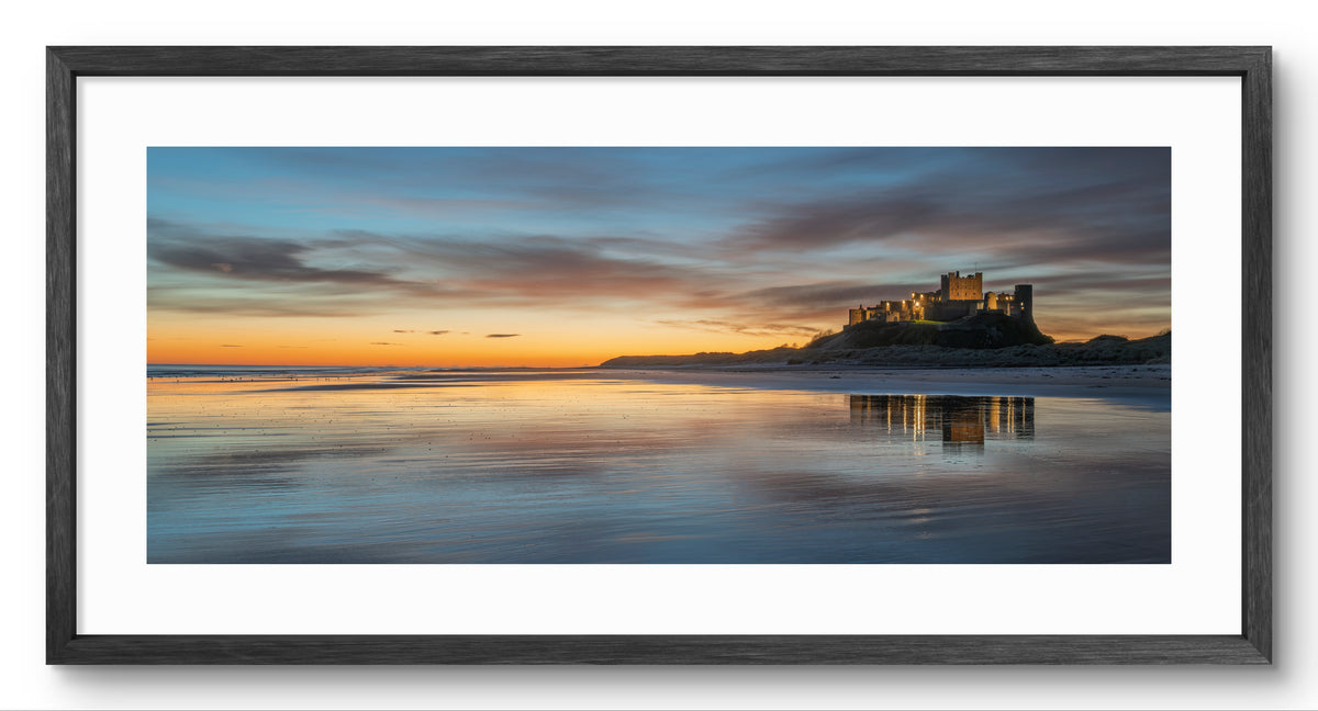 Bamburgh Castle Sunrise Panoramic | North East Captures